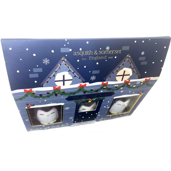 Asquith & Somerset "Snowball House" 3 Penguin-Shaped Bath Fizzer Gift Set - NEW - Picture 5 of 6